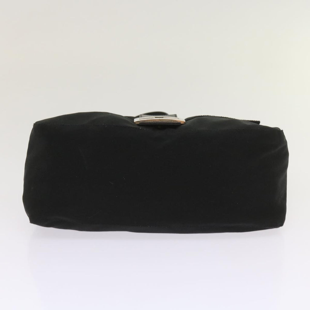 FENDI Mamma Baguette Shoulder Bag Nylon Black65587