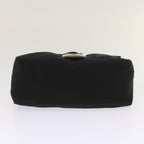 FENDI Mamma Baguette Shoulder Bag Nylon Black65587