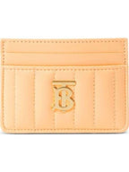 Burberry Lola Quilted Card Wallet Golden Sand