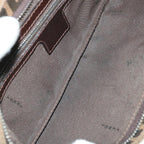 FENDI Zucca Canvas Mamma Baguette Shoulder Bag Brown Black65651