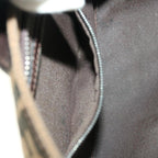 FENDI Zucca Canvas Mamma Baguette Shoulder Bag Brown Black65651