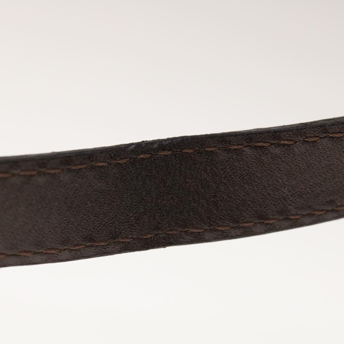 FENDI Zucca Canvas Mamma Baguette Shoulder Bag Brown Black65651