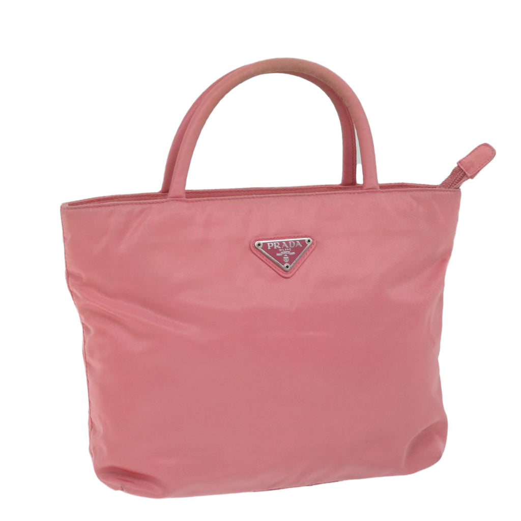 PRADA Hand Bag Nylon Pink  65697