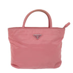 PRADA Hand Bag Nylon Pink  65697