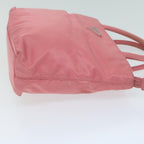 PRADA Hand Bag Nylon Pink  65697