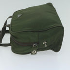PRADA Hand Bag Nylon Khaki  65699