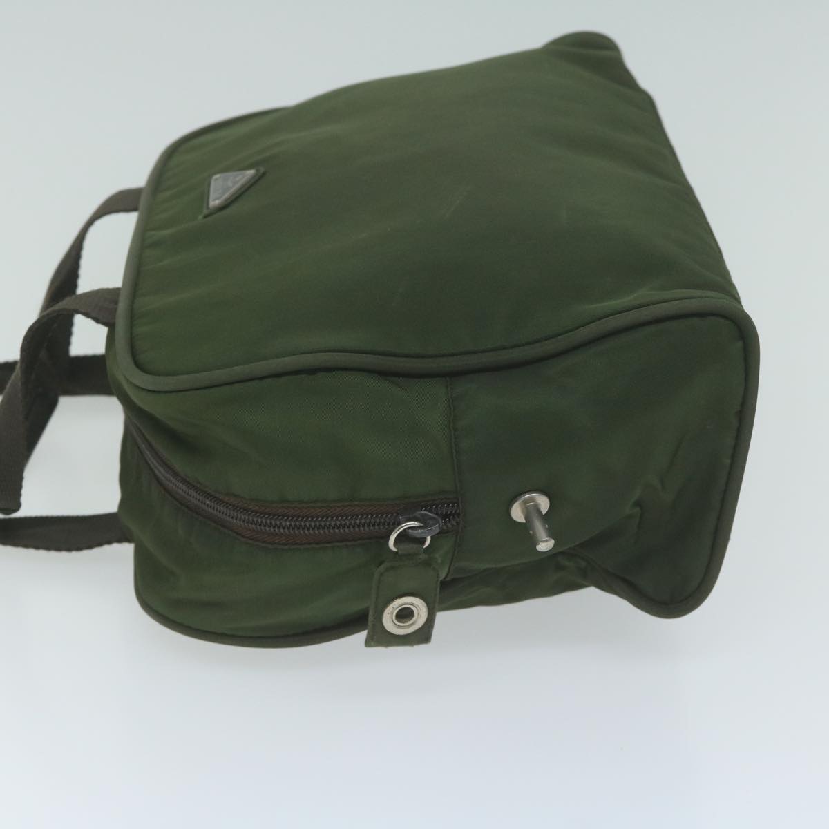 PRADA Hand Bag Nylon Khaki  65699