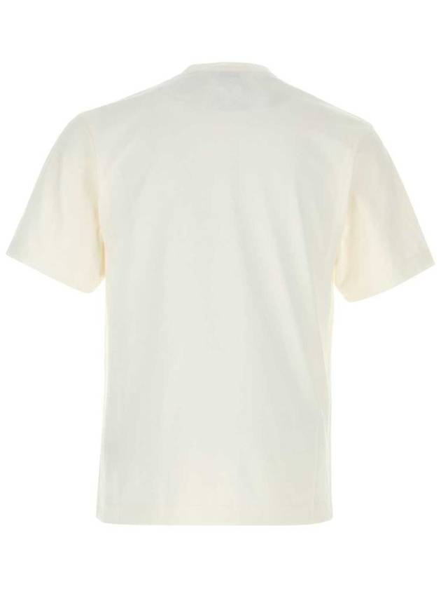 Burberry EKD Cotton Short Sleeve T-Shirt Chalk White