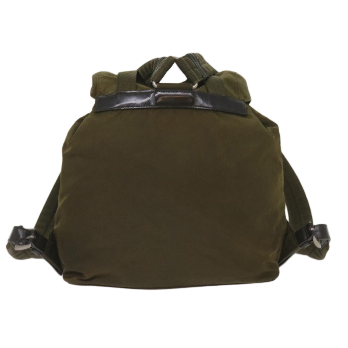 PRADA Backpack Nylon Khaki  65700