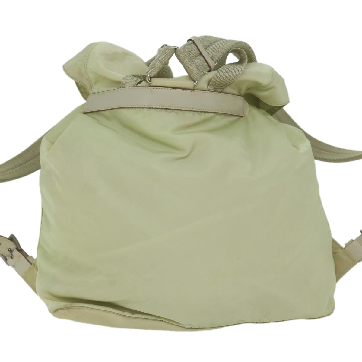 PRADA Backpack Nylon Cream  65702