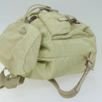 PRADA Backpack Nylon Cream  65702