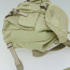 PRADA Backpack Nylon Cream  65702