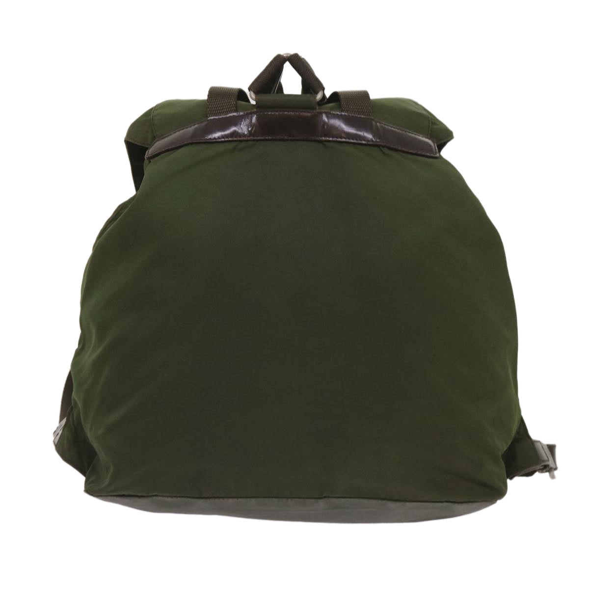 PRADA Backpack Nylon Khaki 65703