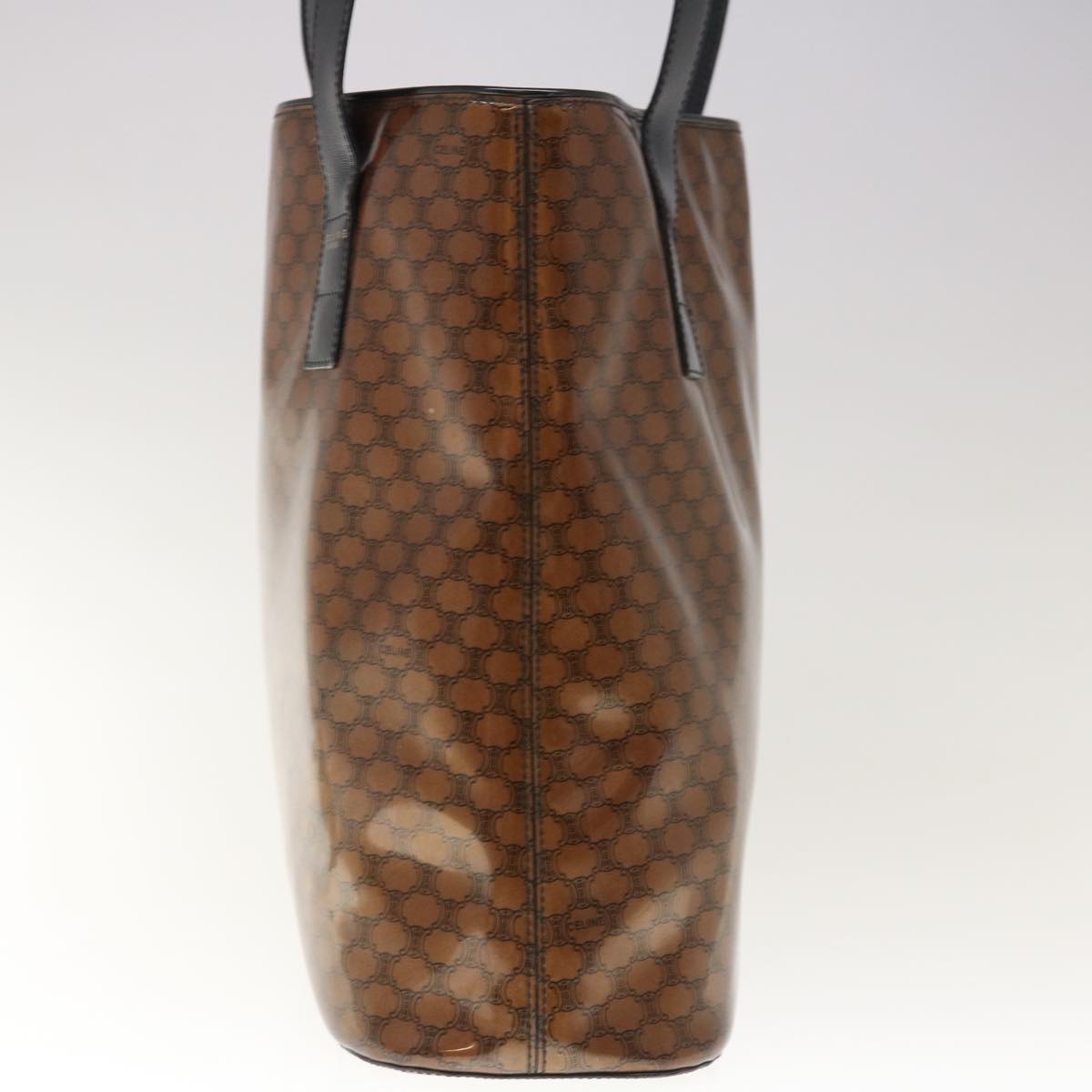 CELINE Macadam Canvas Tote Bag Brown  65721