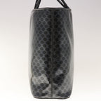 CELINE Macadam Canvas Hand Bag Black  65722