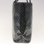 CELINE Macadam Canvas Hand Bag Black  65722