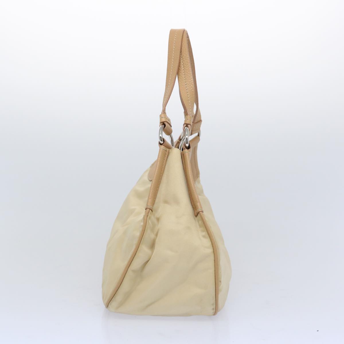 PRADA Shoulder Bag Nylon Beige  65740