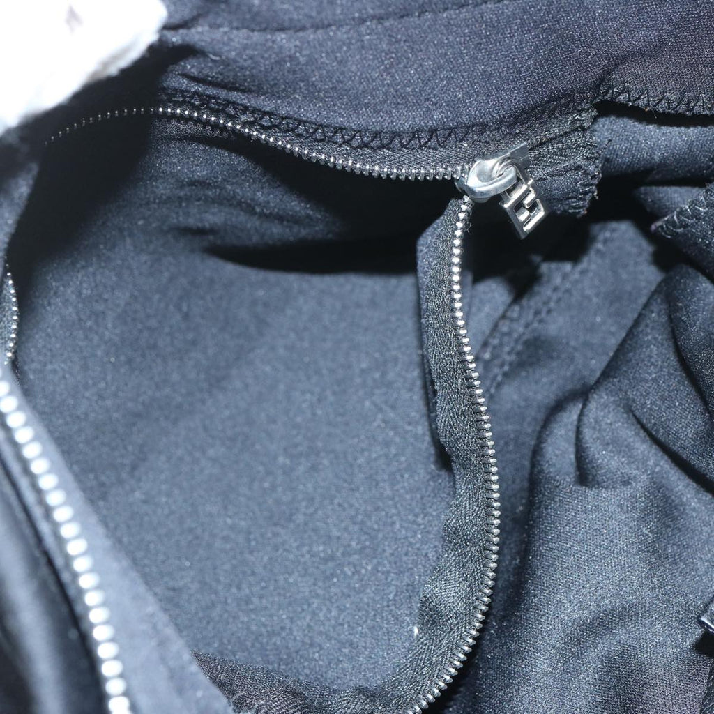 FENDI Mamma Baguette Shoulder Bag Nylon Black65743