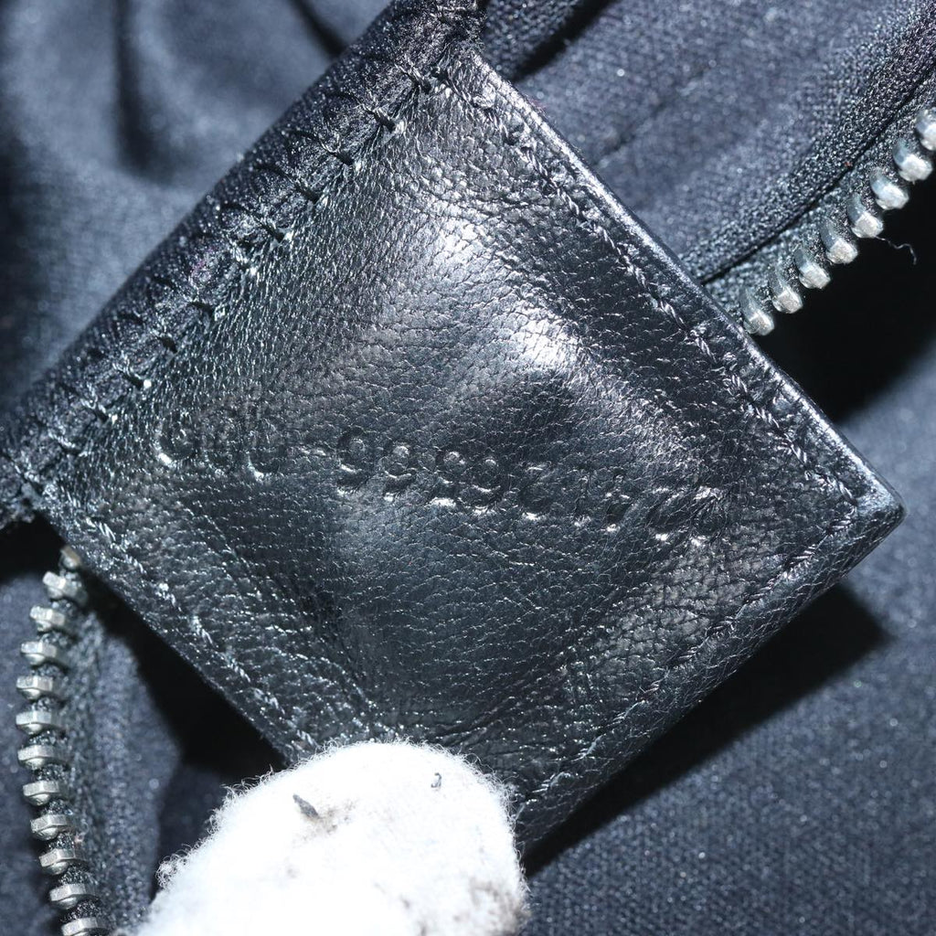 FENDI Mamma Baguette Shoulder Bag Nylon Black65743