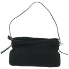 FENDI Mamma Baguette Shoulder Bag Nylon Black65743