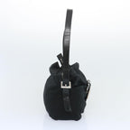 FENDI Mamma Baguette Shoulder Bag Nylon Black65743