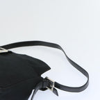 FENDI Mamma Baguette Shoulder Bag Nylon Black65743