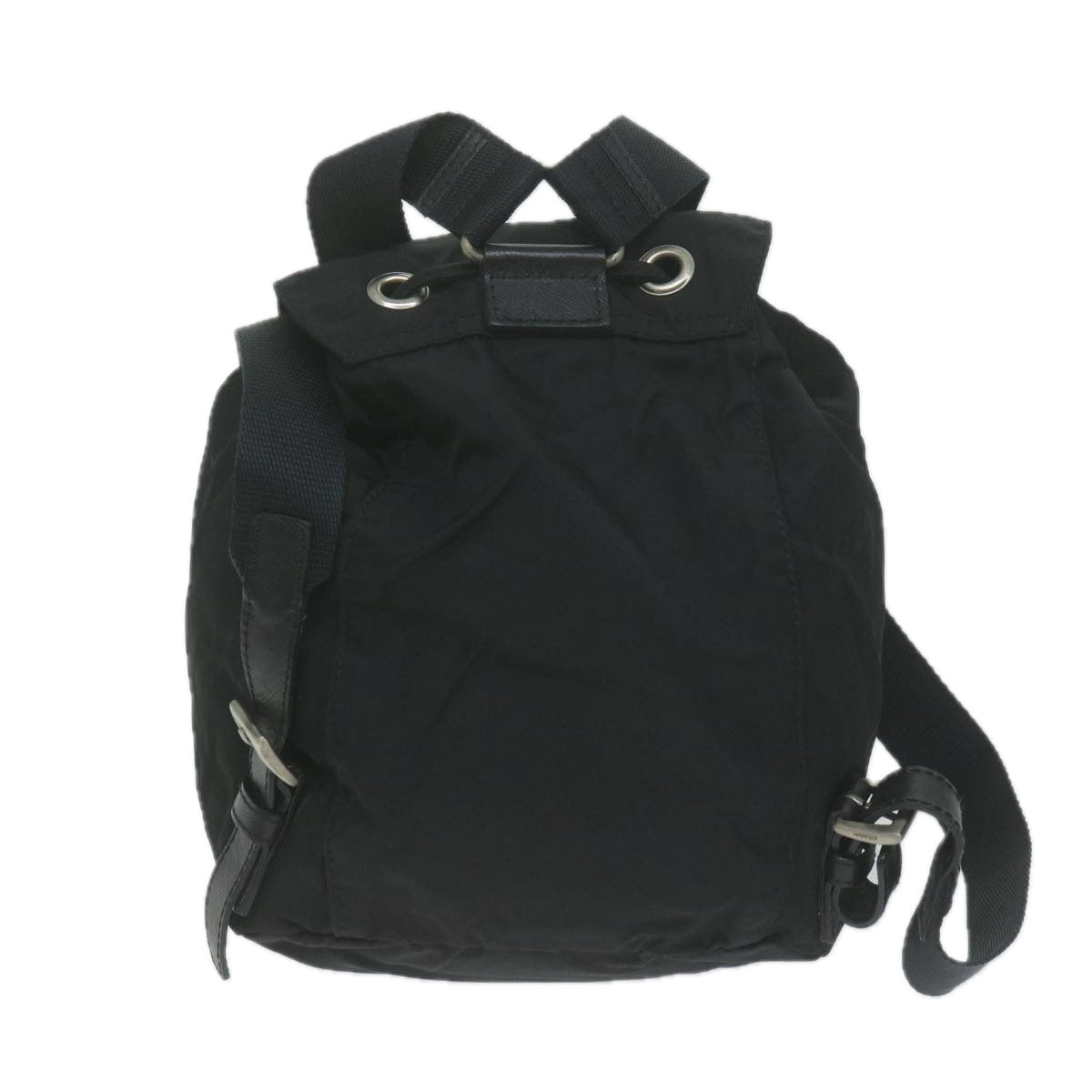 PRADA Backpack Nylon Black  65746