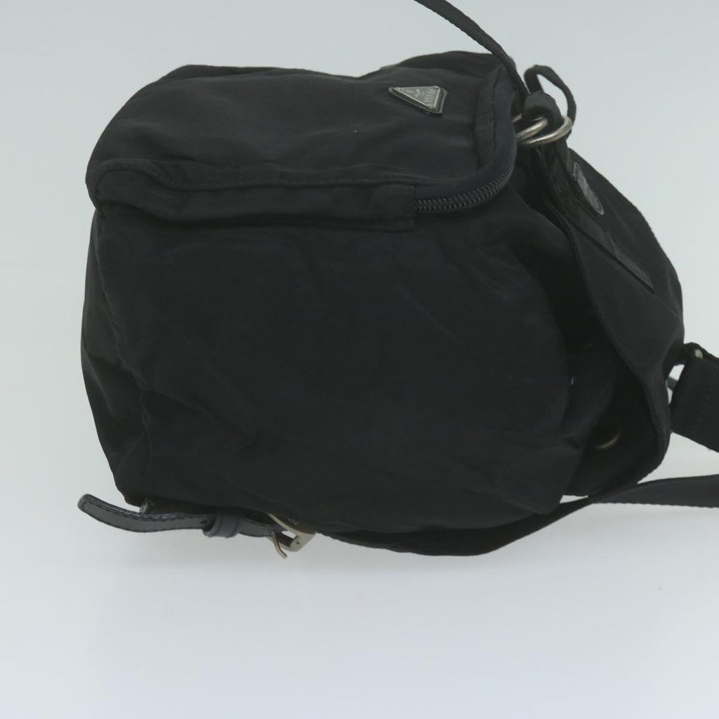 PRADA Backpack Nylon Black  65746