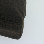 FENDI Zucchino Canvas Hand Bag Brown65750