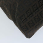FENDI Zucchino Canvas Hand Bag Brown65750