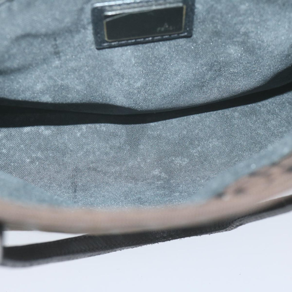 FENDI Zucchino Canvas Hand Bag Brown65750