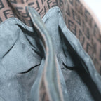 FENDI Zucchino Canvas Hand Bag Brown65750
