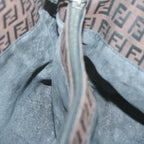FENDI Zucchino Canvas Hand Bag Brown65750