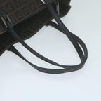 FENDI Zucchino Canvas Hand Bag Brown65750