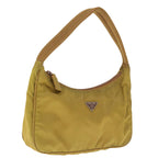 PRADA Hand Bag Nylon Khaki  65751