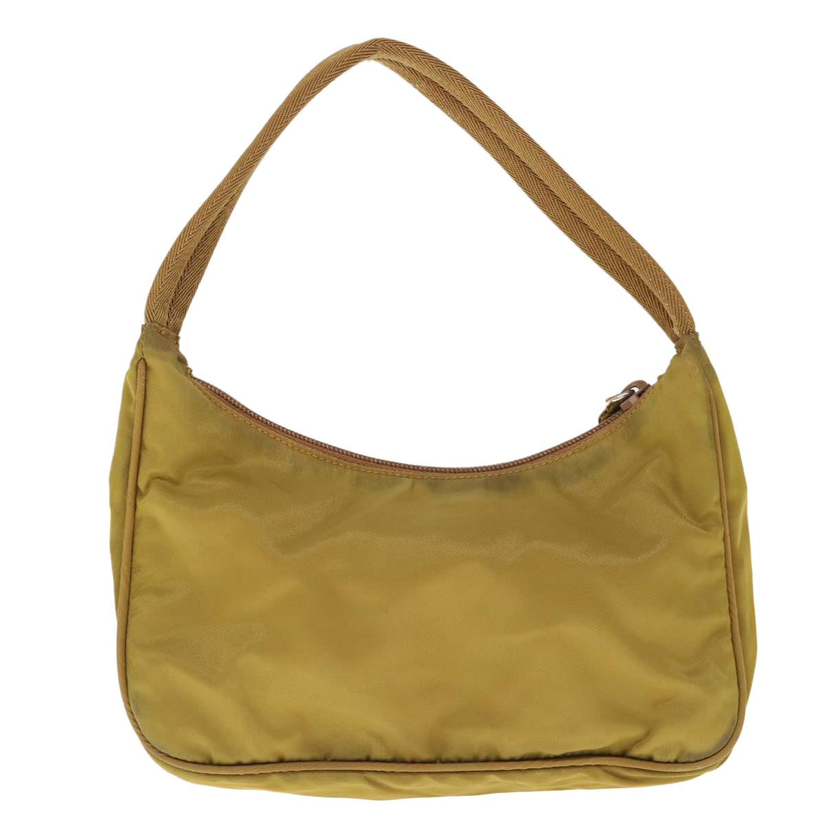 PRADA Hand Bag Nylon Khaki  65751