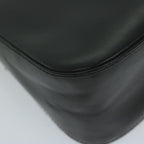 FENDI Mamma Baguette Shoulder Bag Leather Black65756