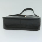 FENDI Mamma Baguette Shoulder Bag Leather Black65756