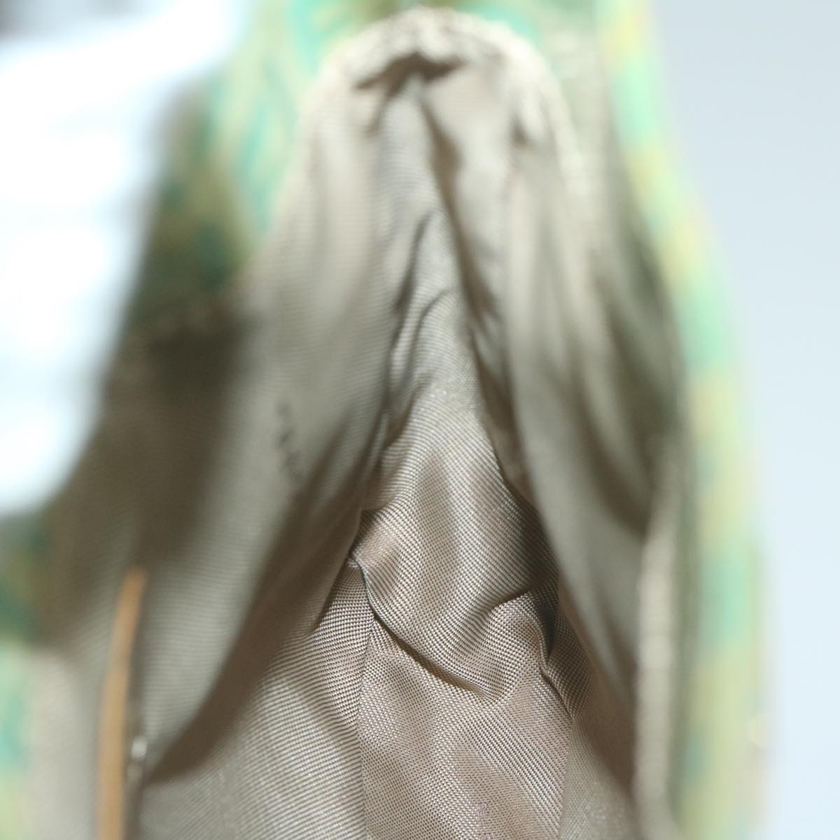 FENDI Zucchino Canvas Hand Bag Enamel Light Blue65767