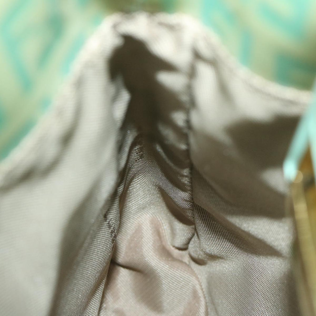 FENDI Zucchino Canvas Hand Bag Enamel Light Blue65767