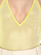 BOTTEGA VENETA V Neck Bodycon T-Shirt