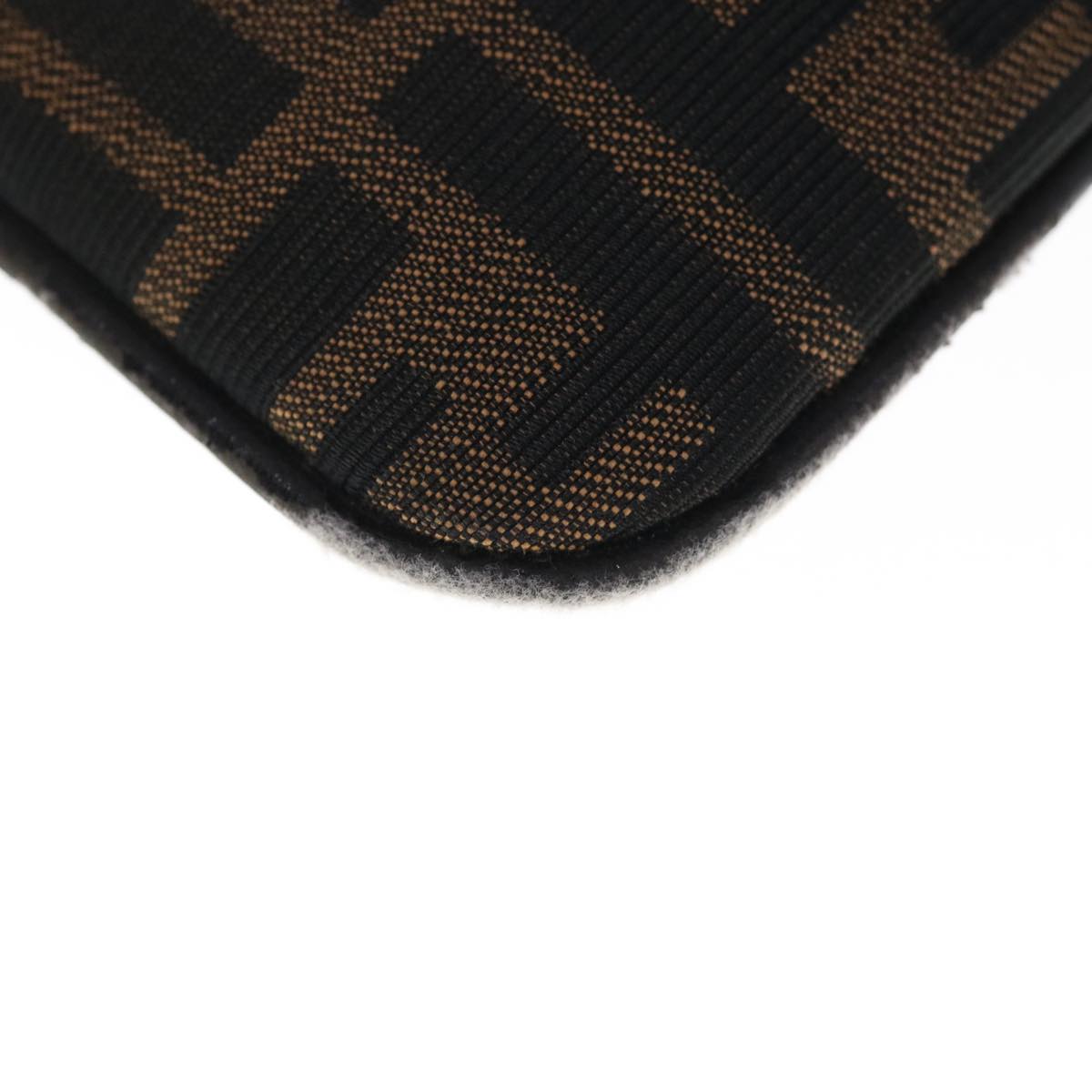 FENDI Zucca Canvas Mamma Baguette Shoulder Bag Brown65778