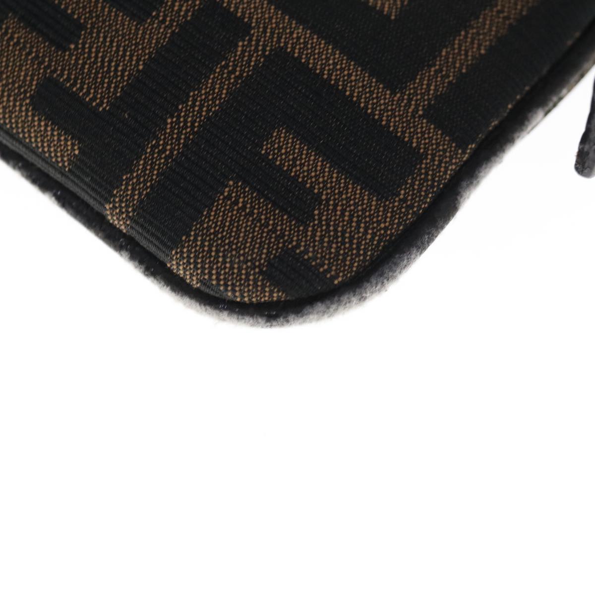 FENDI Zucca Canvas Mamma Baguette Shoulder Bag Brown65778