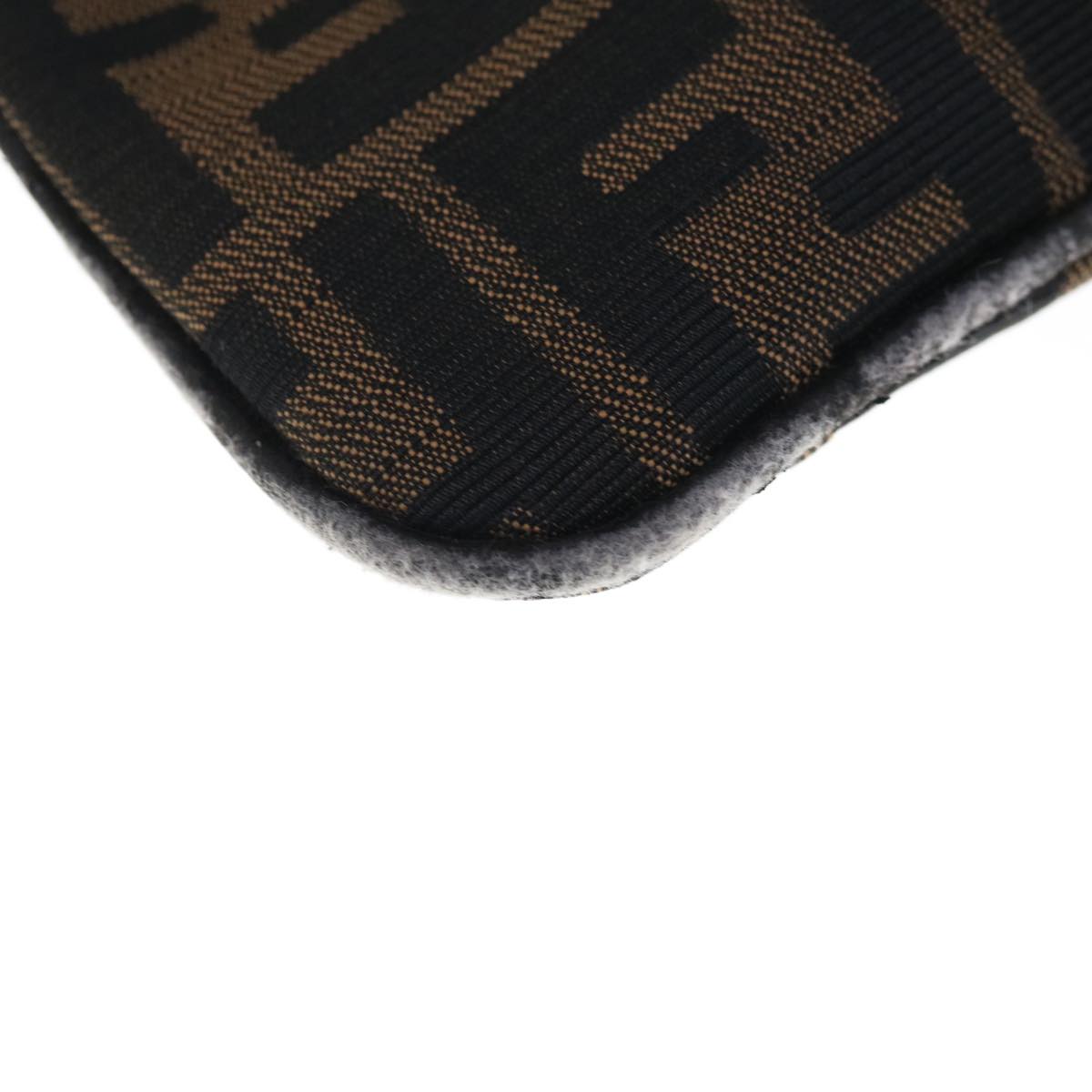 FENDI Zucca Canvas Mamma Baguette Shoulder Bag Brown65778