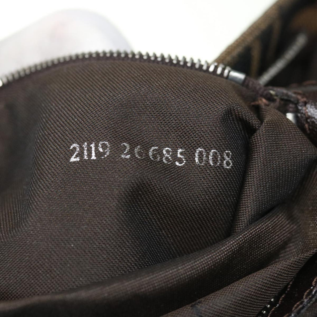 FENDI Zucca Canvas Mamma Baguette Shoulder Bag Brown65778