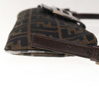 FENDI Zucca Canvas Mamma Baguette Shoulder Bag Brown65778