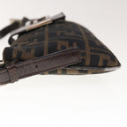 FENDI Zucca Canvas Mamma Baguette Shoulder Bag Brown65778