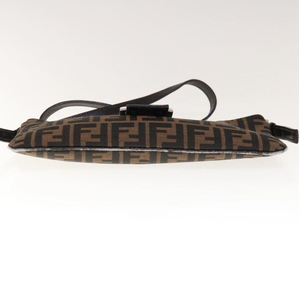FENDI Zucca Canvas Mamma Baguette Shoulder Bag Brown65778