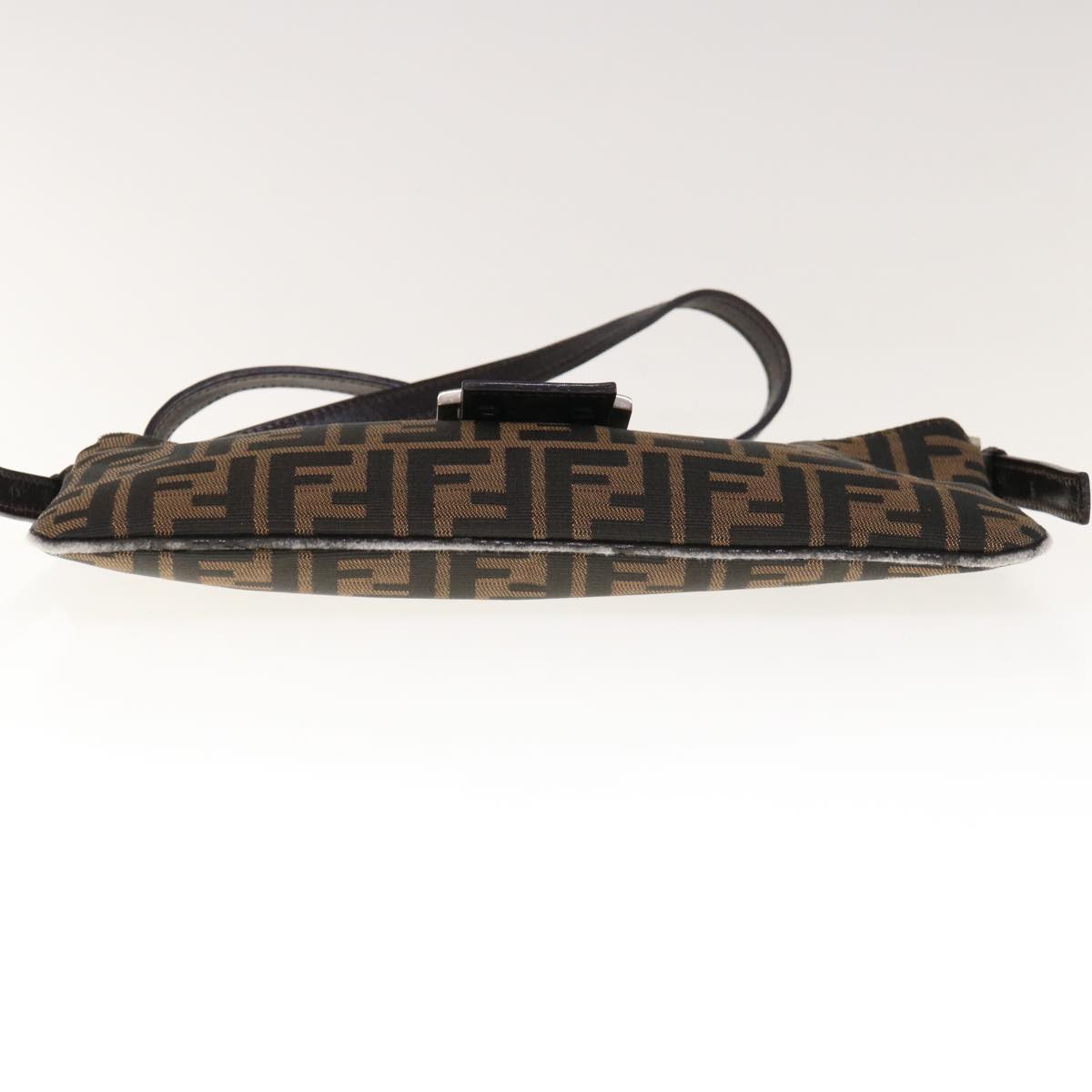 FENDI Zucca Canvas Mamma Baguette Shoulder Bag Brown65778