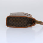 CELINE Macadam Canvas Clutch Bag PVC Brown  65785